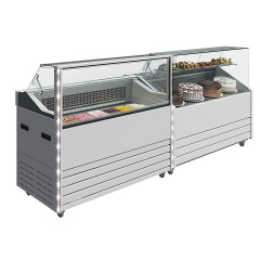 Витрина для мороженого Carboma Bliss IC72 SL 1,3-1 брендированная