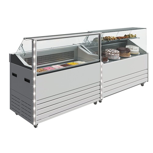 Витрина для мороженого Carboma Bliss IC72 SL 1,3-1 брендированная