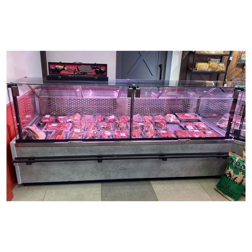 Витрина холодильная для рыбы Lida Nova SU Fish (внешний угол, 1400х1400x1250 мм)