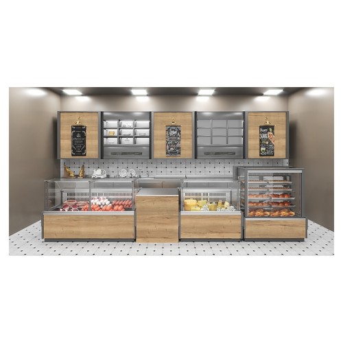 Витрина холодильная для рыбы Lida Nova SU Fish (2400х1100х1250 мм)