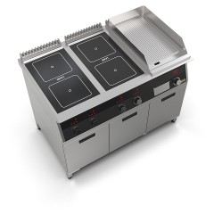 Плита индукционная комбинированная SMART INDUCTION K76-5KRB (с грилем)