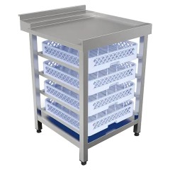 Стол для посудомоечной машины КОБОР СПМ/3-60/70/П