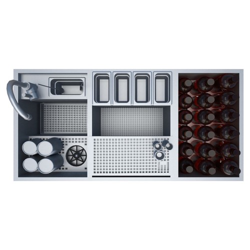 Станция коктейльная BARMADE Рэбитс 1 (1150х570х300 мм)