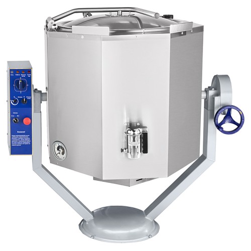 Котел пищеварочный электрический КПЭМ-160-ОМР со сливным краном 