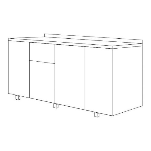 Стол холодильный KAYMAN КСХ-141/70 (2 двери, 2 ящика)