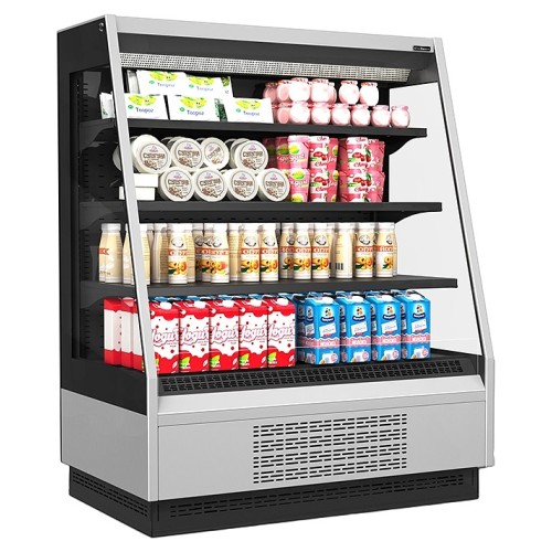 Горка холодильная Carboma F 16-08 VM 1,3-2 версия 2.0 9006-9005