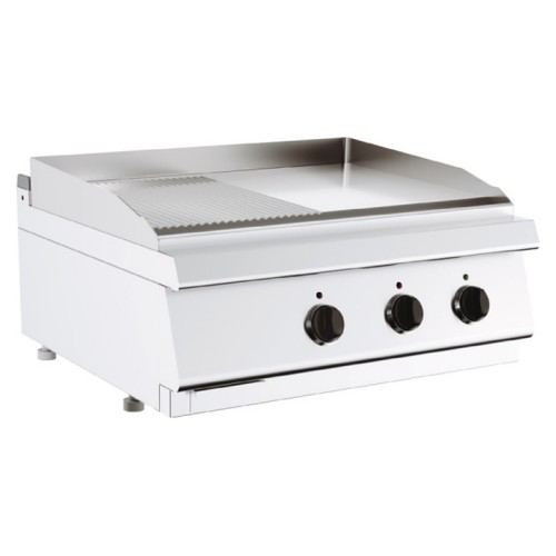 Поверхность жарочная Вулкан Лайт VGC78311E-SK на 2 зоны, с хромированным покрытием, комбинированная