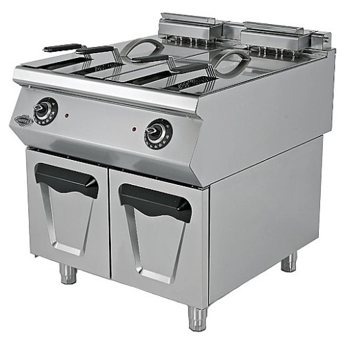 Фритюрница электрическая Empero EMP.PLS.9FE020 2х24 л с подставкой