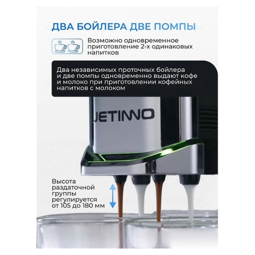 Кофемашина Jetinno JL36А-BT-MW (увеличенный бункер)
