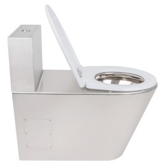 Унитаз антивандальный Oceanus 1-010.1(P) (нерж. сталь) P-выход