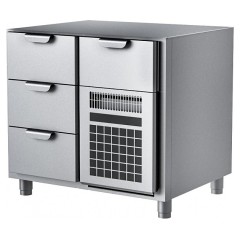 Стол морозильный HappyChef TF G 3-FBR без столешницы