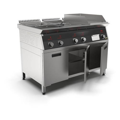 Плита индукционная комбинированная SMART INDUCTION K96-35KRB (с грилем)
