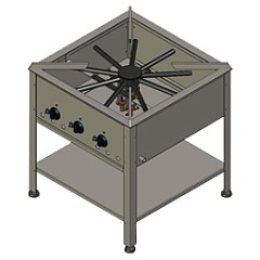 Плита-табурет газовая Вулкан GK 2003 8168