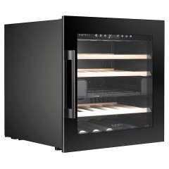 Винный шкаф Temptech Oslo OZ60DB двухзонный черный
