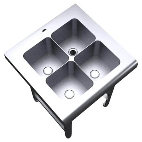 Ванна моечная Oceanus 7-005.1 600х600х800 мм (нерж. сталь)