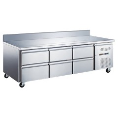 Стол холодильный Tatra TRTGND6 TN SB (боковой агрегат) с бортом