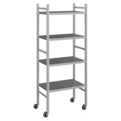 Стеллаж-тележка мобильный POLAIR LOAD.ME.MOBILE INOX МI18.4.50.11 500х1850х1100 мм