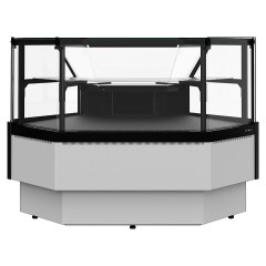 Витрина холодильная Carboma Palm 3 GC95 VV 5-1 версия 2.0 внешний угол (9006-9005, без боковин)