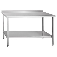 Стол производственный Abat СПРП-6-1 каркас из нерж. стали, с полкой