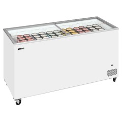 ЛАРЬ МОР.СО СТЕКЛ.КРЫШ.TEFCOLD IC500SC