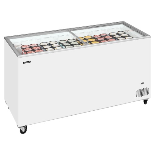 ЛАРЬ МОР.СО СТЕКЛ.КРЫШ.TEFCOLD IC500SC