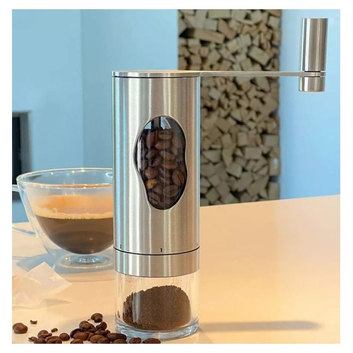 Кофемолка ручная Adhoc Mrs. Bean MC01 акрил / нерж. сталь