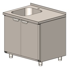 Ванна моечная HappyChef ВМ1Л З/Р 12/6/8,5 М4/4/3 Н