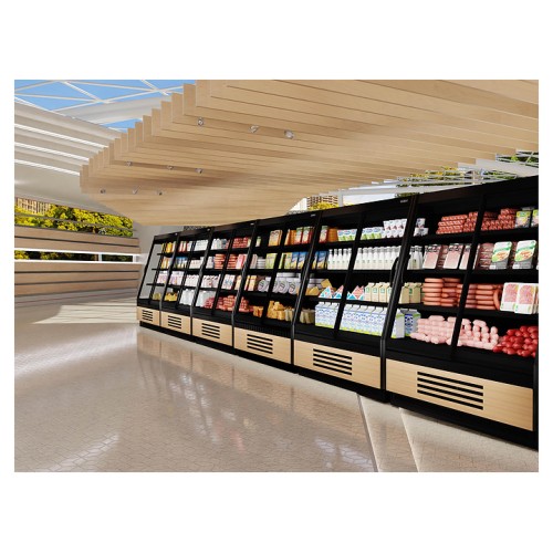 Горка холодильная Carboma F16-08 VV 2,5-1 0030 STANDARD фронт X1 версия 2.0 9006-9005