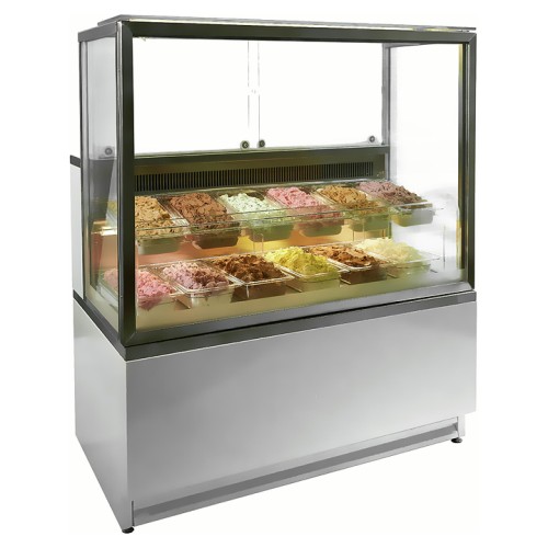 Витрина для мороженого ТехноБалт Сегежа 4+4 (GN1/3)