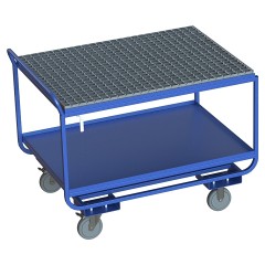 Тележка платформенная MetallCart SY9 с решетчатым настилом