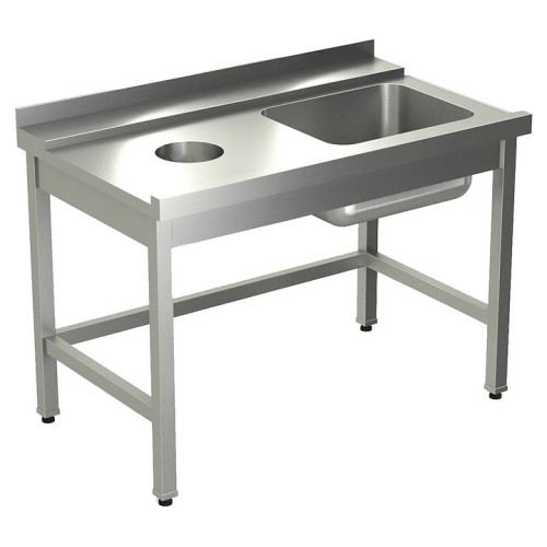 Стол для грязной посуды KAYMAN СПМ-323/1507 левый