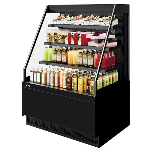 Витрина кондитерская Chilz VETE II KUB OF 130 черный муар, металлик