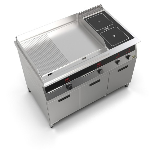 Плита индукционная комбинированная SMART INDUCTION K96-35RPKN (с грилем)