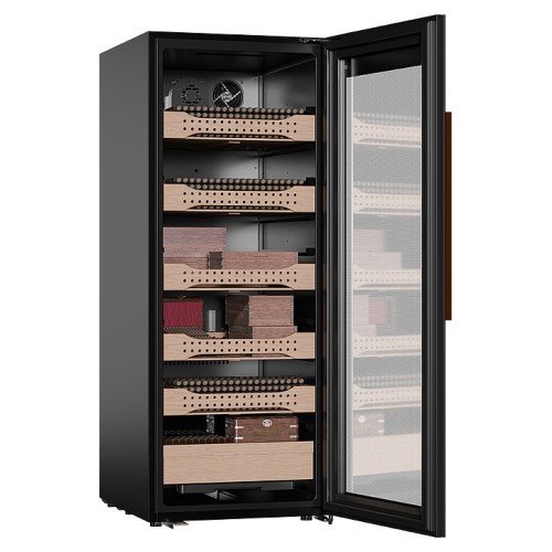 Шкаф для сигар MEYVEL MC-200BK (PRO)