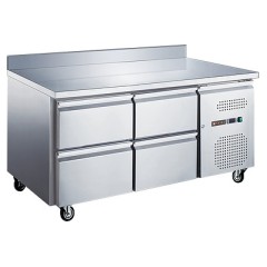 Стол холодильный Tatra TRTGND4 TN SB (боковой агрегат) с бортом