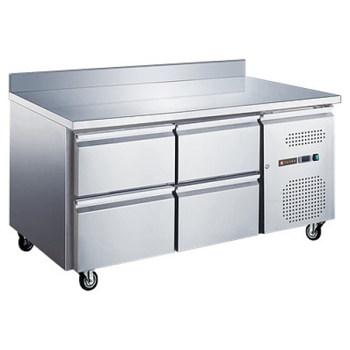 Стол холодильный Tatra TRTGND4 TN SB (боковой агрегат) с бортом