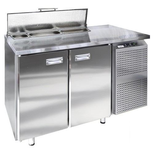 Стол холодильный для салатов Finist СХСс-700-2(1/6) (боковой холодильный агрегат)