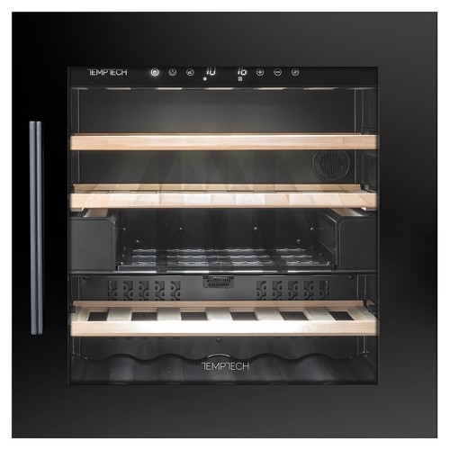 Винный шкаф Temptech Oslo OZ60DB двухзонный черный