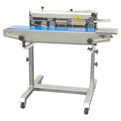 Запайщик пакетов роликовый горизонтальный Hualian FRB-770III на консоли