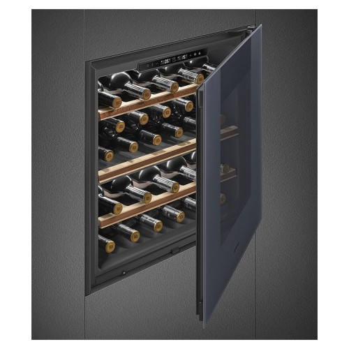 Винный шкаф SMEG CVI129G Neptune Grey серый / стекло