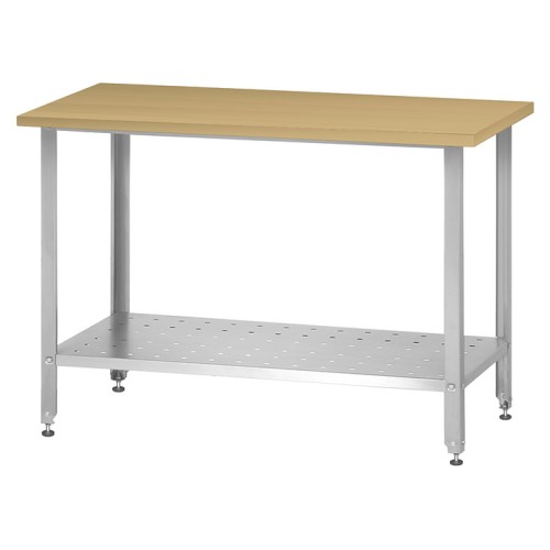 Стол кондитерский Mecon Norma Zn СПРн 1500х800х860 мм, перфорированная полка