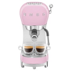 Эспрессо кофемашина SMEG ECF02PKEU пастельная розовая