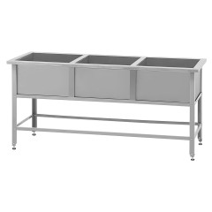 Ванна моечная Mecon Norma Inox ВМСн-630/3 ножка угловая