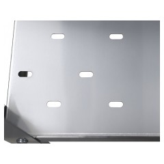 Стеллаж кухонный Luxstahl СРП-1800х1200х600 с перфорированными полками