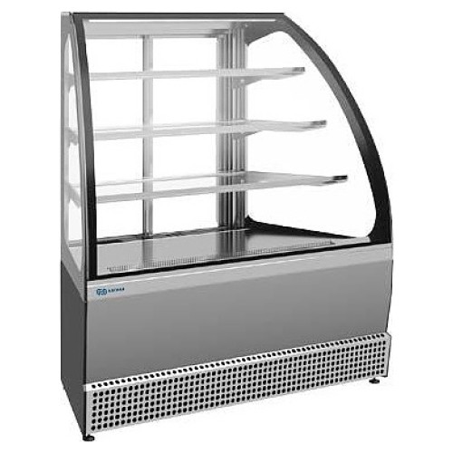 Витрина кондитерская KAYMAN KВК-1200МУ ЛЮКС черная