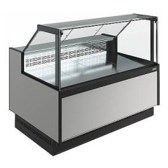 Витрина холодильная Carboma Bavaria 4 GC110 SV 1,5-1 версия 2.0 9006-9005 (без боковин)