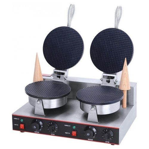 Вафельница электрическая Hualian HCB-2 двойная для тонких круглых вафель