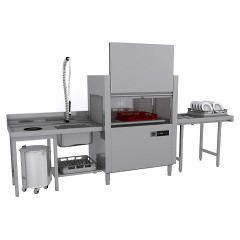 Туннельная посудомоечная машина Apach ARC100 тунн. доз/cw+суш п/л