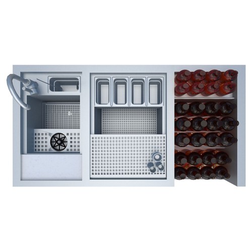 Станция коктейльная BARMADE Грезы Гарри Джонсона (1350х700х900 мм)