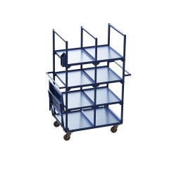 Тележка производственная MetallCart VK13 для подбора, 8 ячеек